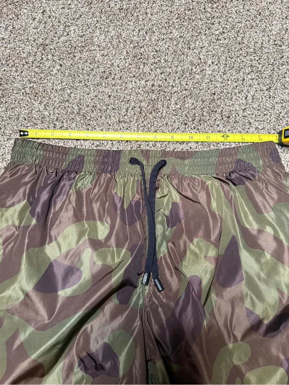 Everest Isles Camo Swim Trunks ECONYL Nylon Green Brown Size M